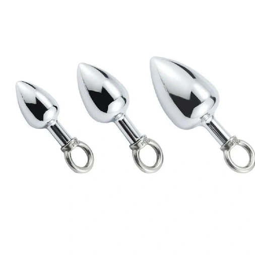 Anal Hooks Cock Stainless 4663 DiscreetChoice Set Ring Steel with Anal Hook 0723
